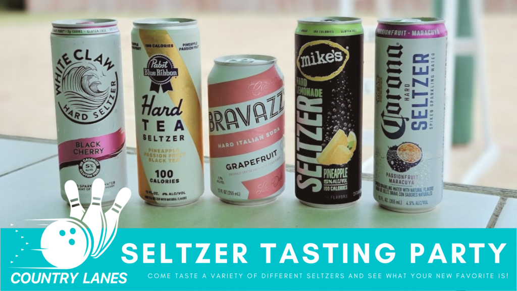 Country Lanes Seltzer Tasting Party